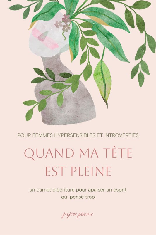 Couverture : Quand ma tête est pleine